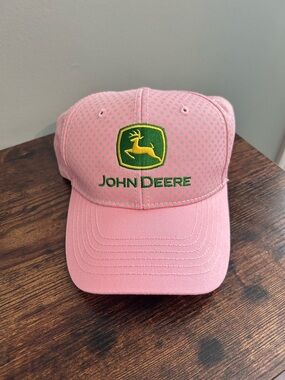 John Deere Pink Logo Cap